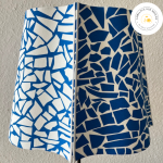 Abat-jour Gaudi carré alsacien