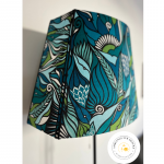 Ovale à pans finition soutache noir