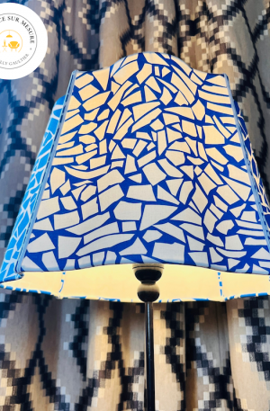 Abat-jour pour pied de lampe ø bas 35cm, ø Haut 25cm, Pente 25 cm