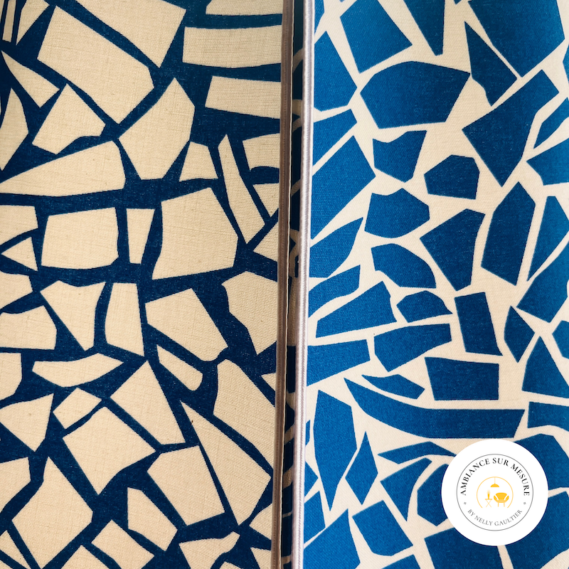 détail tissu et finition