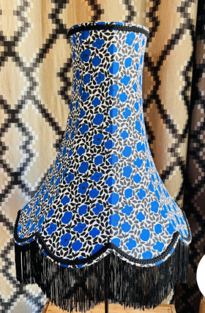 finition galon et frange noir