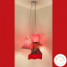 suspension trois pagodes ambiance rouge