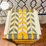 Tabouret bar Tressage Orange:kaki