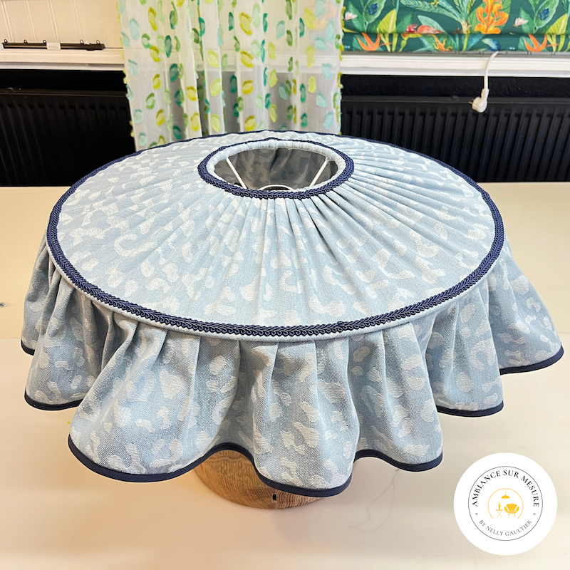 Suspension "Ginette" jeans léopard