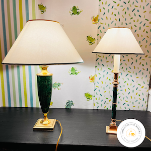 Duo de lampes restaurées